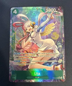 One Piece TCG English OP13-023 Uta Alt Art Parallel - Image 4