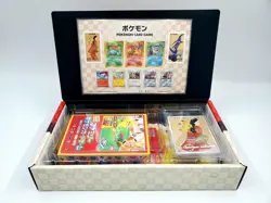 Pokemon Stamp Box Card Game Beauty Back Moon Full Set Japan Post Stamps included - Image 4