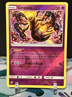 POKEMON SUN & MOON: UNIFIED MINDS 86/236 GIRATINA - REVERSE HOLO NM 🐉 - Image 1