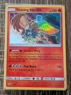 Shining Ho-Oh #SM70 Black Star PROMO Holo Foil SEALED Sun Moon Pokemon Card TCG - Image 1