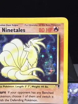 Pokemon Card Ninetales 17/110 Legendary Collection Holo Rare Light Play - Image 2