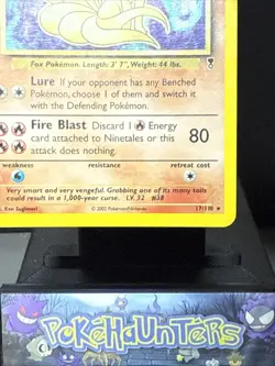 Pokemon Card Ninetales 17/110 Legendary Collection Holo Rare Light Play - Image 4