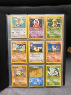 1999 Vintage WOTC Pokemon Card Collection Fossil Jungle Rocket Base Set 2 Bundle - Image 1