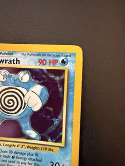Poliwrath - 13/102 - Holo - Rare - Pokemon Card TCG - Unlimited Base Set - MP - Image 4