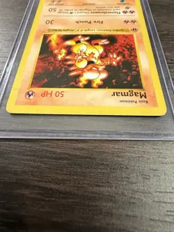 1999 Pokemon Base Set Magmar 1st Edition Shadowless #36/102 - Image 3