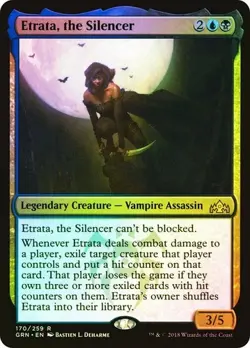 MTG FOIL Etrata, the Silencer - Guilds of Ravnica #170 - Image 1
