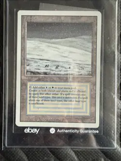 MTG Tundra and Bayou /See all pics (Revised) Magic the Gathering Dual lands NM - Image 3