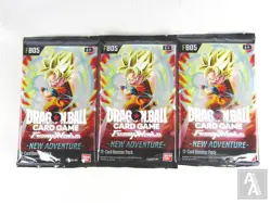 (2010) 3x FB05 Fusion World New Adventure Dragon Ball Super Card Game TCG - Image 1
