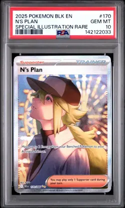 PSA 10 N'S PLAN 170/086 SPECIAL ILLUSTRATION RARE BLACK BOLT POKEMON 😍 - Image 1