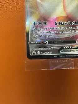 (SEALED) Eevee VMAX SWSH087 Black Star Promo Full Art Holo Pokemon TCG 1160 - Image 4
