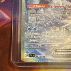 Pokemon Chien-Pao ex Special Illustration Rare Full Art Holo Sv02 261/193 - Image 5