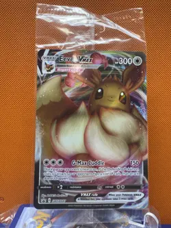(SEALED) Eevee VMAX SWSH087 Black Star Promo Full Art Holo Pokemon TCG 1154 - Image 1