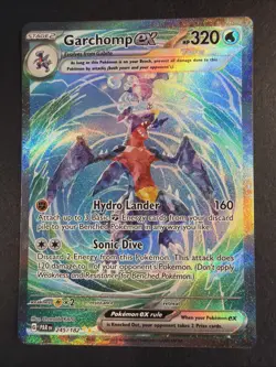 Pokemon TCG Garchomp ex 245/182 SV04: Paradox Rift Holo (English) - NM - Image 1