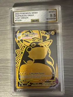 Pokemon 2022 Lost Origin Pikachu VMAX #TG29 9.5 - Image 1