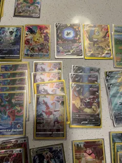 Huge Crown Zenith Pokemon Full Art Holo Pikachu Lot - Image 2