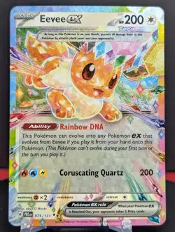 Pokemon Eevee ex #075/131 English Prismatic Evolutions - Image 1