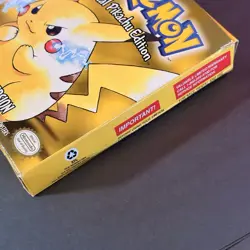 Pokemon Yellow Special Pikachu Edition Nintendo Game Boy 1999 • Game + Box 45496730895 - Image 4