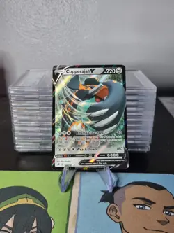 Pokemon TCG Rebel Clash COPPERAJAH V 136/192 Holo Rare - Image 1