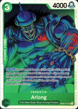 Arlong SR Extra Booster: Anime 25th Collection EB02-011 NM - Image 1