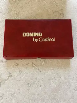 Vintage Cardinal Dominoes Set Double Six Cardinal No.510 Box And Case - Image 2