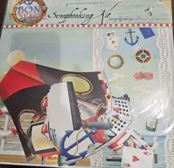 Scrapbooking Kit Theme Bon Voyage~Materials to Create Six Pages. - Image 1