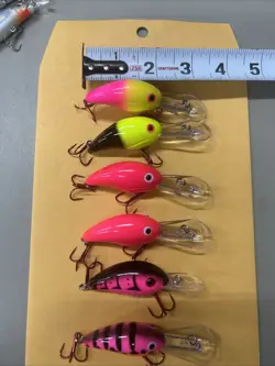 Lot Of Six Arkie Crappie Crankbaits (F-3) - Image 3