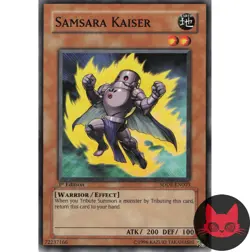 Yugioh Samsara Kaiser SDDE-EN003 Common 1st Edition NM - Image 1