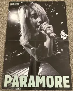 Paramore Hayley Williams Poster Rock Sound Pop Punk Emo Y2K You Me At Six - Image 1