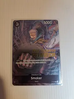 One Piece Card Game Smoker Winner P-025 Pre Release OP2 Promo Prerelease - Image 1
