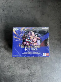 One Piece TCG OP-14 The Azure Sea's Seven Booster Box (New & Sealed) - Image 1