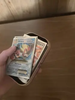 Pokemon Card Collection High Value Rare Cards Bulk Sale tin included - Image 5
