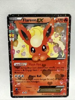 Pokemon TCG Flareon EX Ultra Rare Generations: Radiant Collection RC6/RC32 - Image 1