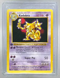 Kadabra 1999 Pokemon Set 1st Edition #32 - Image 1