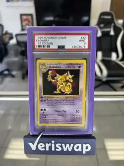 1999 Pokemon Game KADABRA 1st Edition 32/102 PSA 9 MINT - Image 1