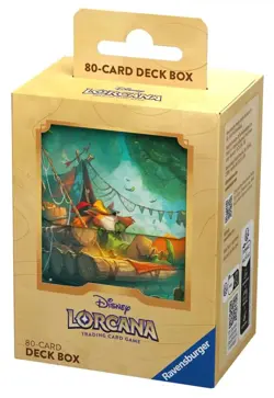 80 ct. Deck Box Robin Hood Into the Inklands Disney Lorcana TCG - Image 1