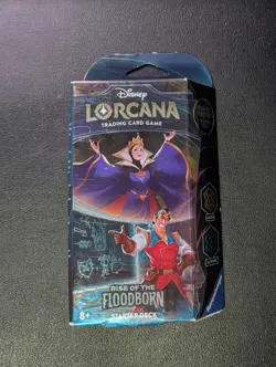 Disney Lorcana Rise of the Floodborn Starter Deck - New (Gaston + Evil Queen) - Image 1