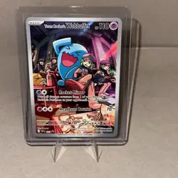 Pokemon TCG Destined Rivals Team Rockets Wobbuffet Promo Card 203 NM Condition - Image 1