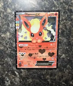 Pokemon TCG Flareon EX RC6-32 Generations: Radiant Collection Holo 2016 MP - Image 1