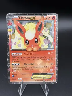 Flareon EX RC6-32 Generations: Radiant Collection Holo Pokemon Card TCG - Image 1