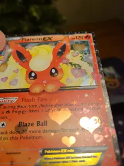 Pokemon TCG Flareon EX RC6-32 Generations: Radiant Collection Holo 2016 MP - Image 2