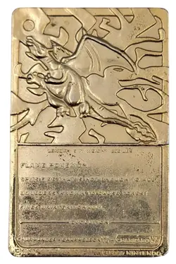1999 Nintendo Pokemon Charizard 23K Gold-Plated Trading Card - Image 2