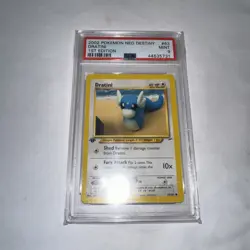 Pokemon Cards: 1st Edition Neo Destiny Common: Dratini 63/105: PSA 9 - Image 1