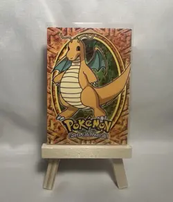 Topps Dragonite #149 Pokemon Non Holo E12 Of 12 Trading Card Blue Label - Image 1