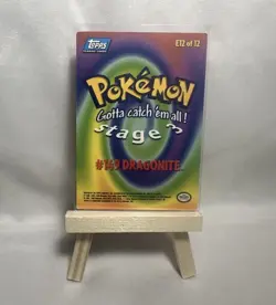 Topps Dragonite #149 Pokemon Non Holo E12 Of 12 Trading Card Blue Label - Image 2