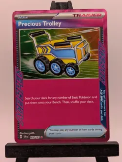 Precious Trolley 185/191 SV08: Surging Sparks ACE SPEC Pokemon Card - Image 1