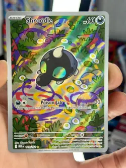 Shroodle 149/132 Me01: Mega Evolution Holo Pokemon Card - Image 3