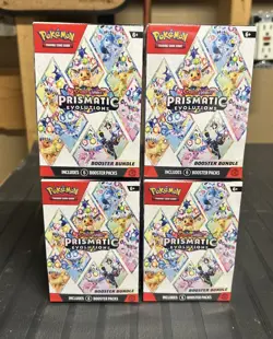Pokemon TCG Prismatic Evolutions Booster Bundle Box Factory Sealed- Lot Of 4 - Image 1