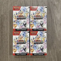 Pokemon TCG Prismatic Evolutions Booster Bundle - Lot Of 4 - New Factory Sealed - Image 1