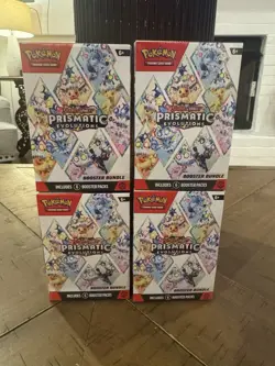 Pokemon TCG Prismatic Evolutions Booster Bundle Box Factory Sealed- Lot Of 4 - Image 1