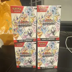 Pokemon TCG Prismatic Evolutions Booster Bundle - New Factory Sealed LOT OF 4X - Image 1